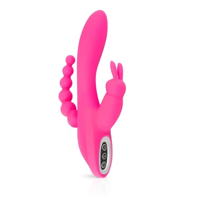 Bilde av Teazers Double Rosa Rabbitvibrator
