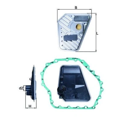 Bilde av Hydraulikkfilter, automatikk, audi a4 b6, b6 avant, cabriolet, b7 a6 c5, c5 a8 d3, 01J301463A, 01J30151