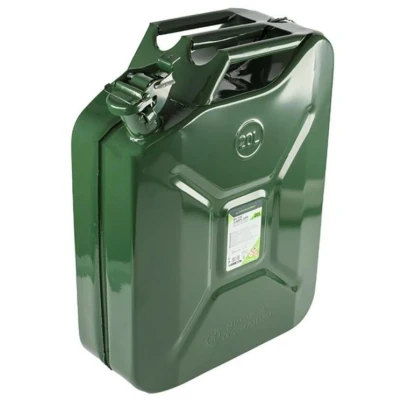 Bilde av CARMOTION 86042 Jerrykanne 20l Metall med håndtak grønn