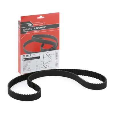 Bilde av GATES FleetRunner Micro V Stretch Fit 5524XS Registerreim 141 1343 25,4 glassfiber, HNBR (hydrert akryl nitril butadien kautsjuk)
