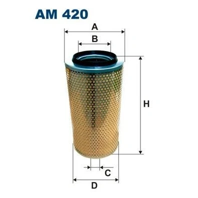 Bilde av FILTRON AM 420 Luftfilter 376 198 Filterinnsats MAN: L 2000