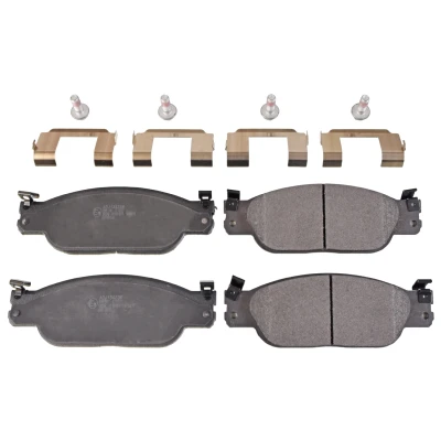 Bilde av BLUE PRINT ADJ134238 Bremseklosser framaksel med festemateriell JAGUAR: S Type