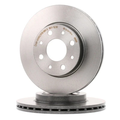 Bilde av BREMBO COATED DISC LINE 09.8616.11 Bremseskiver 240 20 4 innvendig ventilert belagt med skruer FIAT: 500 Hatchback, Panda II C Cabrio