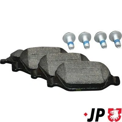 Bilde av JP GROUP 3363700110 Bremseklosser bakaksel ekskl. slitasjevarselkontakt FIAT: 500 Hatchback, Panda II Punto Hatchback