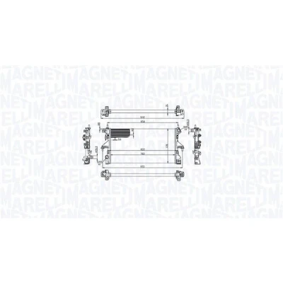 Bilde av MAGNETI MARELLI 350213215100 Radiator for kjøretøy med vanlig gir 780 398 32 Kjøleribber loddet FIAT: Ducato III Flatvogn lastebil / Chassis