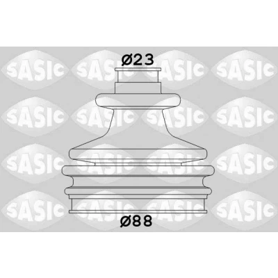 Bilde av SASIC 2933803 Drivakselmansjett hjulside