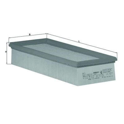 Bilde av MAHLE ORIGINAL LX 477 Luftfilter 57,0 124 287,0 Filterinnsats