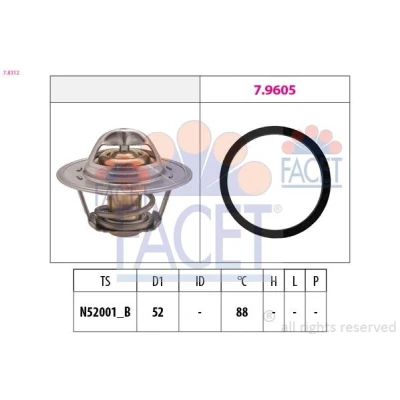 Bilde av Termostat FACET 7.8312