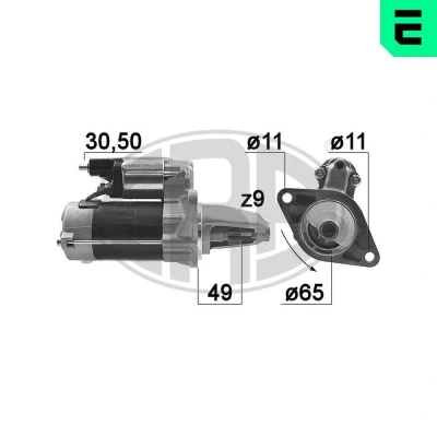 Bilde av ERA 220977A Starter 12 1 9 SUBARU: Impreza II Stasjonsvogn, Forester