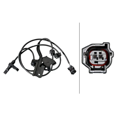 Bilde av HELLA 6PU 358 217 651 ABS Sensor med klammer Hall prinsipp 2 polet 1103mm TOYOTA: RAV4 III SUV
