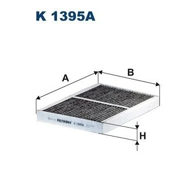Bilde av FILTRON K 1395A Kupéfilter Karbonfilter 302 202 31