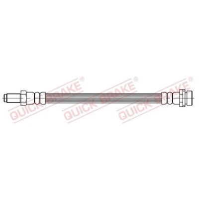 Bilde av QUICK BRAKE 37.054 Bremseslange 254 M10x1 FORD: Transit Mk6 Minibuss, Van