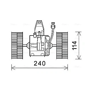 Bilde av PRASCO BW8491 Elektromotor, innendørsvifte 12