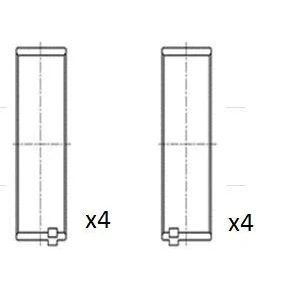 Bilde av Stempelstanglager FAI AutoParts BB2027 050