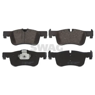 Bilde av SWAG 20 91 6885 Bremseklosser framaksel klargjort for slitasjeindikator med kolbleklips BMW: 1 Hatchback, 2 Coupé