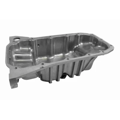 Bilde av VAICO V25 0563 Bunnpanne med oljeplugg tetningsring, uten oljekartetning Aluminium Original Quality VOLVO: S40 II, V50, FORD: FIESTA 6