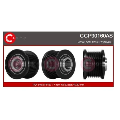Bilde av CASCO CCP90160AS Remskive, generator