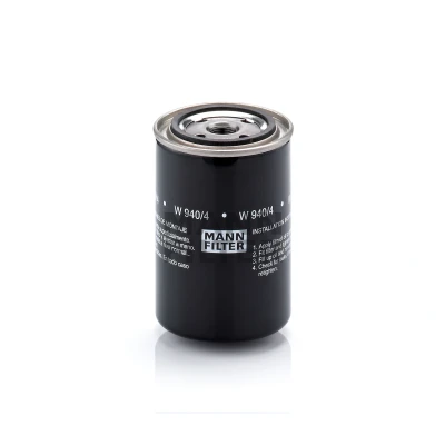 Bilde av MANN FILTER W 940/4 Oljefilter 3/4 16 UNF 2B med en retursperreventil Påskruingsfilter
