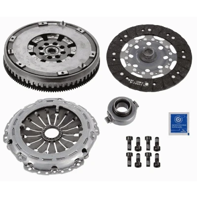 Bilde av SACHS ZMS Modul 2290 601 041 Clutch med clutchtrykkplate, dobbeltmassesvinghjul, svinghjulskruer clutchplate, utløserlager 242 242/Z