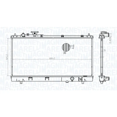 Bilde av Radiator MAGNETI MARELLI 350213175400