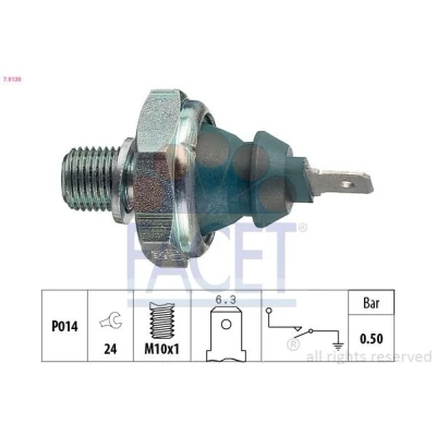 Bilde av FACET 7.0138 Oljetrykkbryter M10x1 1 Made in Italy OE Equivalent VOLKSWAGEN: Golf 4