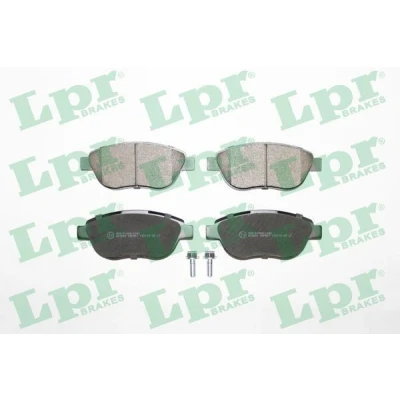 Bilde av LPR 05P807 Bremseklosser med skruer PEUGEOT: 207 Hatchback, 307 Stasjonsvogn, SW, CITROËN: C4 I Coupé, C3 Hatchback