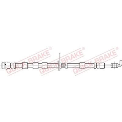 Bilde av QUICK BRAKE 58.895 Bremseslange 395 FORD: FIESTA 6