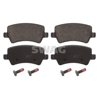 Bilde av SWAG 50 91 6625 Bremseklosser bakaksel ekskl. slitasjevarselkontakt med skruesett VOLVO: XC60 I, V60 V70 3, FORD: S Max Mk1, Galaxy Mk2 MPV