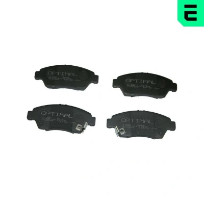 Bilde av OPTIMAL BP 09815 Bremseklosser framaksel med akustisk slitasjevarsel HONDA: CIVIC 6 Coupe, 7 Hatchback, CRX 3