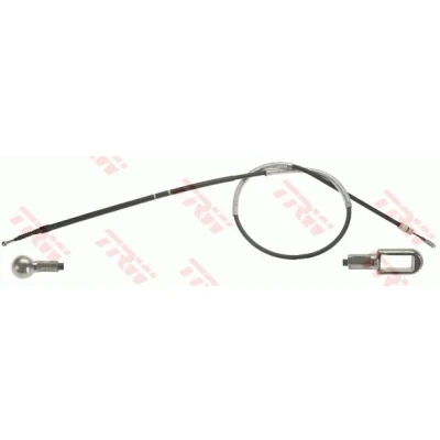 Bilde av TRW GCH585 Bremsekabel 1727, 1555 Skivebrems AUDI: A4 B7 Avant, B6 Sedan, Avant
