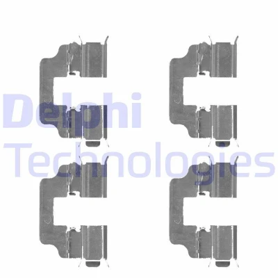 Bilde av DELPHI LX0493 Tibehørsett, skivebremse belegg HONDA: CIVIC 8 Hatchback, CR V 3, 4