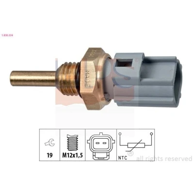 Bilde av FACET 7.3334 Sensor, kjølemiddeltemperatur Made in Italy OE Equivalent