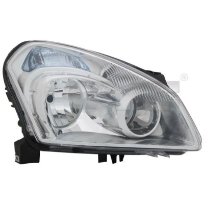 Bilde av TYC 20 11571 05 2 Frontlykter høyre H7/H7 for høyrekjøring uten elektromotor NISSAN: Qashqai / Qashqai+2 I