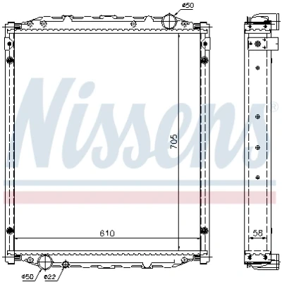 Bilde av Radiator NISSENS 67220A