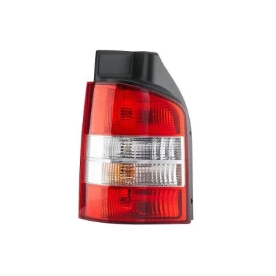 Bilde av HELLA 2SK 008 579 131 Baklykter venstre P21/4W, P21W 12 transparent, Rød med lyspære pæreholder VOLKSWAGEN: Transporter 5, Multivan 5 (7HM