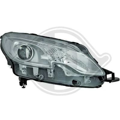 Bilde av DIEDERICHS 4227680 Frontlykter høyre PY21W, H7 LED, Halogen med kjørelys for høyrekjøring lyspære uten motor høydejustering hovedlys