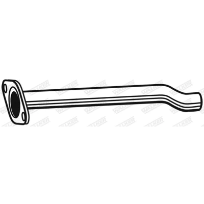 Bilde av Eksosrør, Foran, Senter, audi,seat,skoda,vw, 1K0253201H, 1K0253201Q