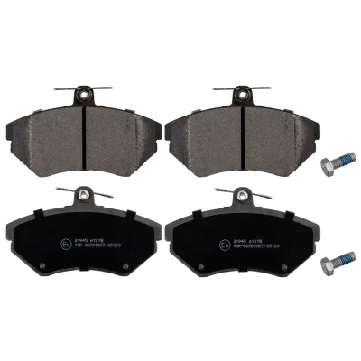Bilde av BLUE PRINT ADV184269 Bremseklosser framaksel med skruesett AUDI: A4 B5 Avant, Sedan, Coupe B3, VOLKSWAGEN: Passat Stasjonsvogn