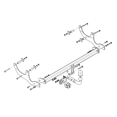 Bilde av Tilhengerfeste, standard, dacia sandero, renault sandero/stepway i