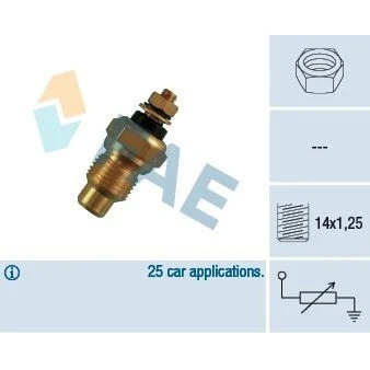 Bilde av Kjølevæsketemperatursensor, citroën c25 buss, skåp, renault 11, 11 skåp/halvkombi, 9, 0242.20, 0521548200, 2330050150, 77 00 767 336