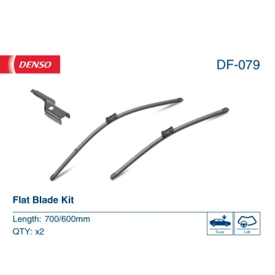 Bilde av Vindusvisker Denso DF 079 Flatt viskeblad OPEL: Astra K Sports Tourer, Hatchback