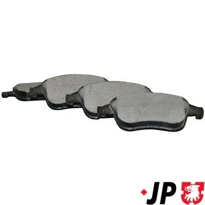 Bilde av JP GROUP 4363601310 Bremseklosser framaksel ikke klargjort for slitasjeindikator RENAULT: MEGANE 3, GRAND SCENIC 3 Grandtour