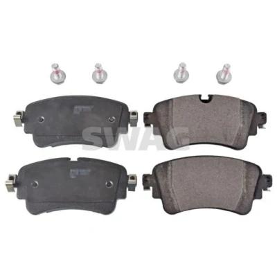 Bilde av SWAG 30 11 6425 Bremseklosser bakaksel klargjort for slitasjeindikator med festemateriell AUDI: Q7, A4 B9 Avant, A5 Sportback
