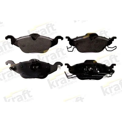 Bilde av KRAFT 6001640 Bremseklosser framaksel inkl. slitasjevarselkontakt OPEL: Astra G Caravan, CC, Sedan