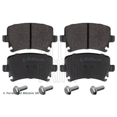 Bilde av BLUE PRINT ADV184205 Bremseklosser bakaksel klargjort for slitasjeindikator med skruesett VOLKSWAGEN: Caddy 3, GOLF 5, 6, AUDI: A6 C6 Avant