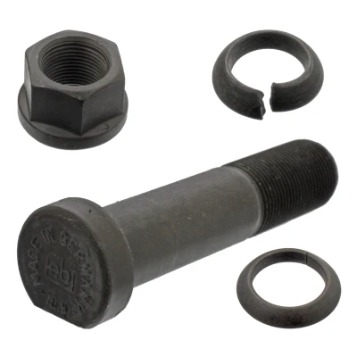 Bilde av FEBI BILSTEIN 07949 Hjulbolt M22 x 1,5 121 10.9 med mutter fosfatert MERCEDES BENZ: ATEGO