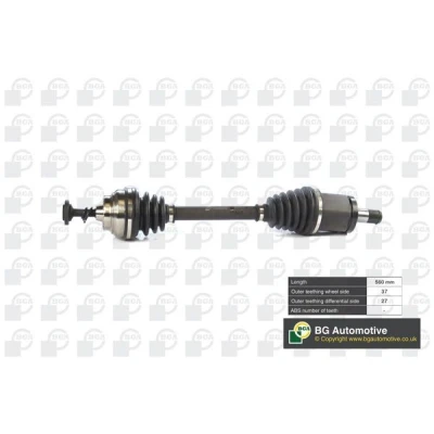 Bilde av BGA DS0903L Drivaksel framaksel venstre BMW: 5 Touring, Sedan