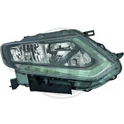 Bilde av DIEDERICHS 6087881 Frontlykter venstre H11, H9, LED for høyrekjøring uten elektromotor