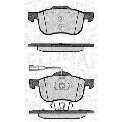 Bilde av MAGNETI MARELLI 363916060128 Bremseklosser med integrert slitasjesensor ALFA ROMEO: Giulietta Hatchback