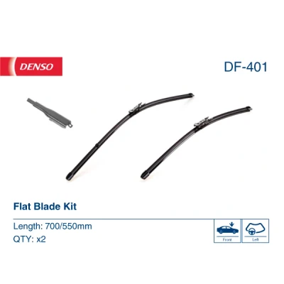 Bilde av Vindusvisker Denso DF 401 Flatt viskeblad OPEL: Zafira B, CITROËN: C5 III Stasjonsvogn, 3